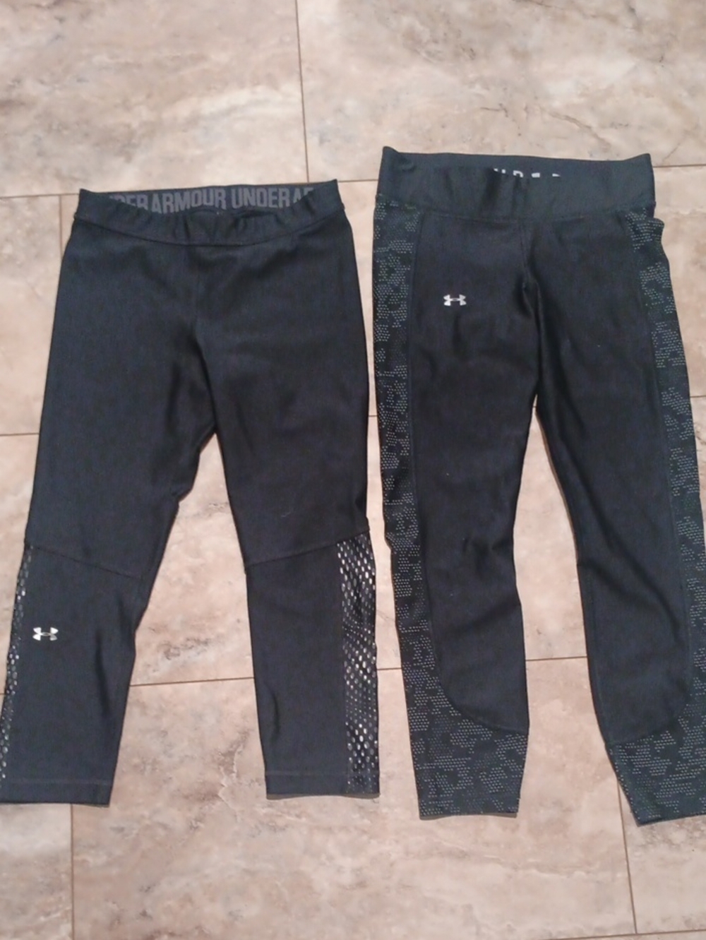 Under Armour Women's Black Athletic Capri Leggings